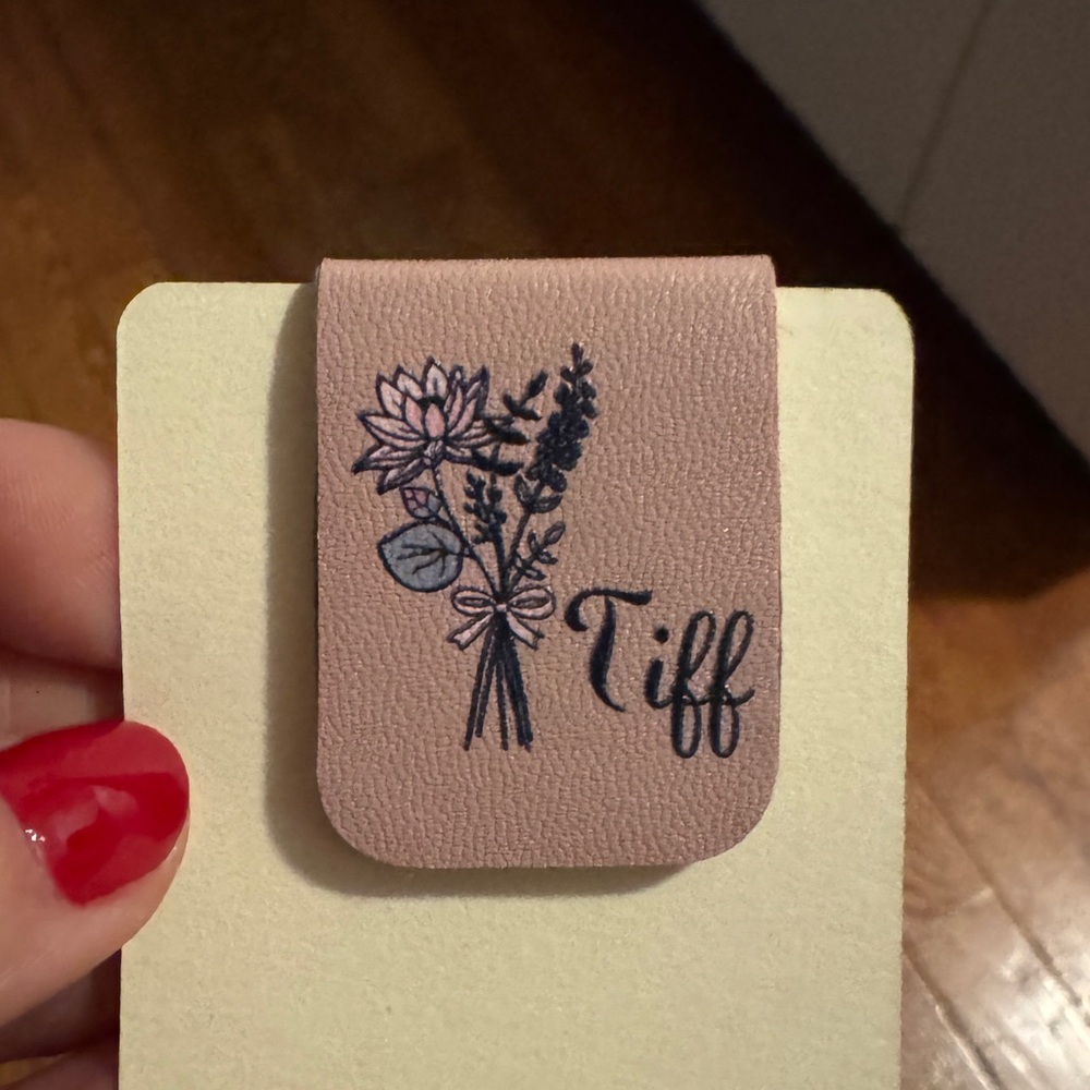 Custome magnetic bookmark.